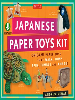 cover image of Japanese Paper Toys Kit
